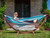 102” Blue Striped Sunbrella Brazilian Style Hammock with Stand - IMAGE 2