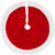 Traditional Mini Christmas Tree Skirt - 18" - Red and White - IMAGE 2