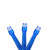 LED Micro Wide Angle Christmas String Lights - Blue - 6.25' Blue Wire - 20ct - IMAGE 1