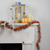 Mixed Tinsel Commercial Halloween Garland - 50' x 3" - Orange and Black - IMAGE 1