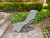 66” Gray Modern Aluminum Outdoor Lounge Chair with a Pillow - IMAGE 2