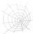 Spooky Spider Web Hanging Halloween Decoration - 80" - White - IMAGE 5