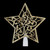 10" Lighted Brown Star with Cut-Out Design Christmas Tree Topper - Clear Lights - IMAGE 3