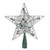 Lighted Silver Wire Star Christmas Tree Topper - 9" - White LED Lights - IMAGE 2