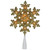 9" Pre-Lit Gold Snowflake Christmas Tree Topper - Clear Lights - IMAGE 2