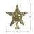 11.5" Pre-Lit Gold Glittered Star Christmas Tree Topper - Multi Color Lights - IMAGE 4