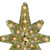 21" Gold Lighted Star of Bethlehem Christmas Tree Topper - Clear Lights - IMAGE 3