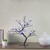 18" Pre-Lit Japanese Sakura Blossom Flower Artificial Tree - Pure White LED Lights - IMAGE 2