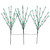 Set of 3 Pre-Lit Cherry Blossom Artificial Tree Branches 2.5' - Green LED Lights - IMAGE 3