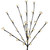 Set of 3 Pre-Lit Cherry Blossom Artificial Tree Branches 2.5' - Warm White LED Lights - IMAGE 3