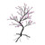 25" Pre-Lit Japanese Sakura Blossom Flower Artificial Tree - Pink and Purple LED Lights - IMAGE 1