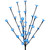 Set of 3 Pre-Lit Cherry Blossom Artificial Tree Branches 2.5' - Blue LED Lights - IMAGE 4