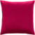 20" Solid Red Stitched Square Throw Pillow with Knife Edge - Poly Filled - IMAGE 1