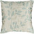 18" Harbor Gray and White Jacquard Square Throw Pillow Cover - IMAGE 1