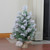24" Flocked Pine Artificial Christmas Tree in Burlap Base - Unlit - IMAGE 6