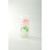 11" Garden Roses Printed Square Flower Hand Blown Glass Vase - IMAGE 1