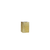 6" Golden Colored Diamond Pattern Handblown Glass Candle Holder - IMAGE 1