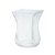 7.5" Clear Solid Tapered Square Flower Vase Tabletop Decoration - IMAGE 1