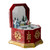 6.5" Red and Gold Holiday Winter Village Music Box - IMAGE 2