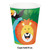 Club Pack of 96 Green and Orange Jungle Safari Cups 9 oz. - IMAGE 2