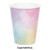Club Pack of 96 White and Pink Iridescent Party Cups 3.75" - IMAGE 2