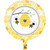 Pack of 10 Yellow and White Bumblebee Baby Mylar Balloons 18" - IMAGE 1