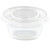 Disposable Party Portion Cups with Lid - 2.5" - Clear - Club Pack of 288 - IMAGE 1