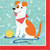 2-Ply Playful Dog Disposable Luncheon Napkins - 6.5" - Club Pack of 192 - IMAGE 1