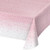 Set of 6 Pink and White Dotted Tablecloth 102" - IMAGE 1