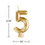 Club Pack of 12 Gold "5" Birthday Candles 2.75" - IMAGE 2