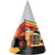 Club Pack of 48 Orange and Black Dig Truck Party Hats 6.25" - IMAGE 1