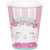 Club Pack of 96 White and Pink Bunny Themed Hot and Cold Party Cups 9 oz. - IMAGE 1