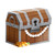 Club Pack of 48 Brown and Gray Treasure Themed Favor Boxes 7" - IMAGE 1