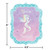 Club Pack of 48 Purple and Blue Mermaid Themed Rectangular Disposable Invitations 5.9" - IMAGE 2