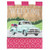 Vintage Flower Truck Outdoor Garden Flag - 18" x 13" - IMAGE 1