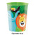 Club Pack of 12 Green and Orange Jungle Themed Keepsake Cups 4.5" - IMAGE 2