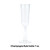 Champagne Party Flutes - 5" - Clear - Club Pack of 48 - IMAGE 2