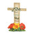 4.25" Love Is Patient Floral Tabletop Cross - IMAGE 1