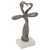 Heart Cross with Reunion Bereavement Poem Tag - 6" - Taupe - IMAGE 4
