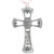 Protect This Child Hanging Cross - 3.5" - Gray and Pink - IMAGE 1