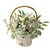 Gourds and Berries Fall Harvest Artificial Birch Basket Arrangement - 13" - IMAGE 2