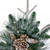 24" Green and Winter White Frosted Mixed Pine Twig Snowflake Christmas Ornament - IMAGE 3