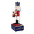 12" Red and Navy Nutcracker Drummer Animated and Musical Christmas Figure - IMAGE 4