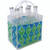 Green and Blue Geometric Pattern Insulated 6 Bottle Drink Chiller Bag - IMAGE 1