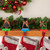 Reindeer, Tree, and Snowman Chalkboard Christmas Stocking Holders - 7" - Set of 3 - IMAGE 3