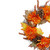 Mums and Acorns Artificial Floral Twig Wreath, 22-Inch, Unlit - IMAGE 3