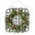 Small Fall Harvest Hops and Cattail Grapevine Wreath in Wood Basket - 16" - IMAGE 2