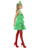 40" Green and Red Christmas Tree Women Adult Costume - Medium - IMAGE 2