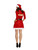 42" Red and White Fever Santa Babe Women Adult Christmas Costume - Medium - IMAGE 3