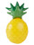 19" Yellow and Green Unisex Adult Inflatable Halloween Pineapple Costume Accessory - One Size - IMAGE 1
